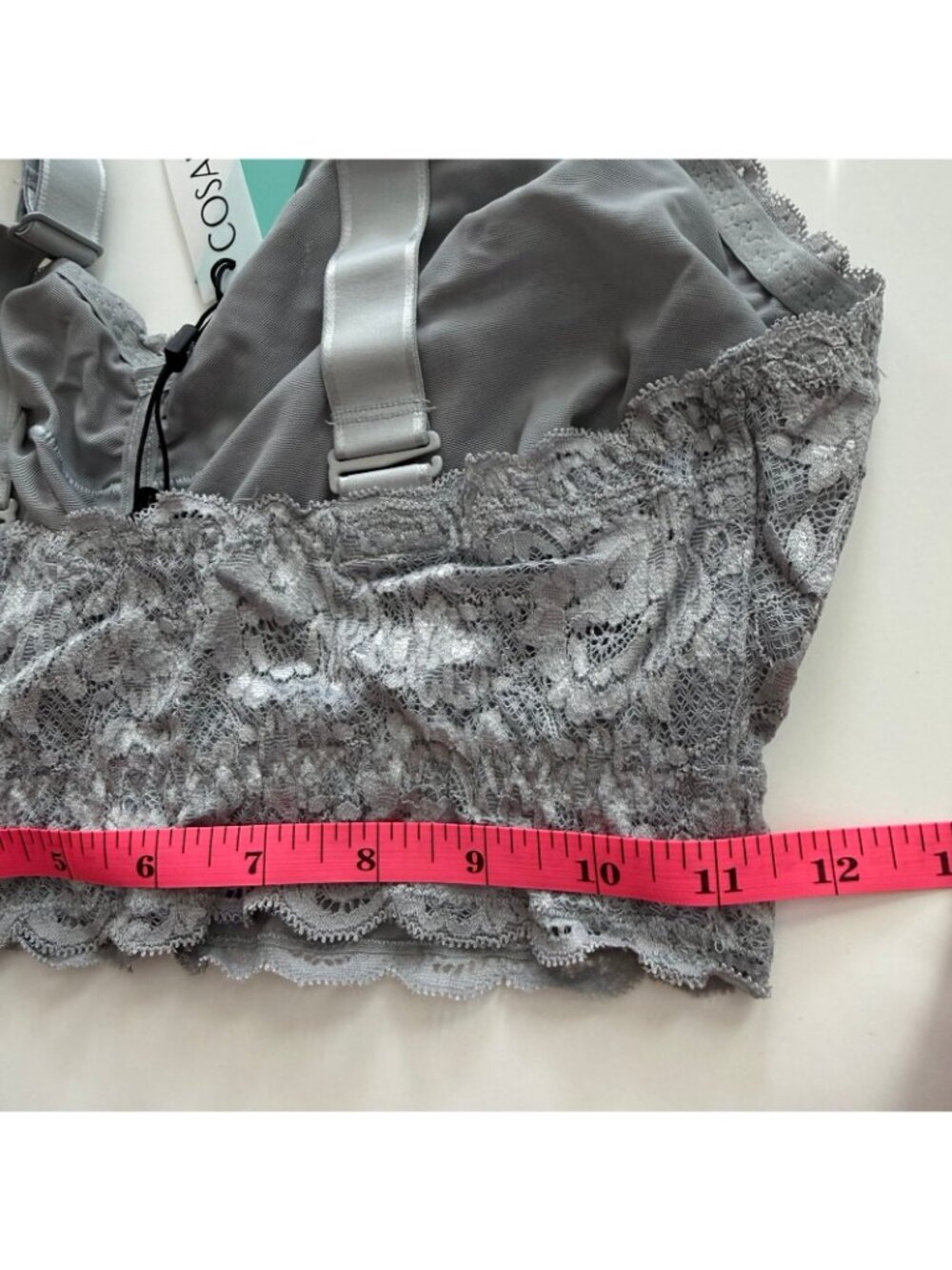 Cosabella Never Say Never Ultra Curvy Sweetie Bralette Dove Grey XS - Picture 8 of 12